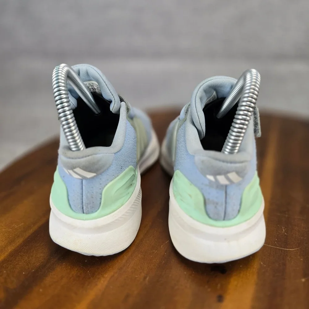 Adidas Duramo 10 Kids Blue Mint Green Athletic Sneakers Size 1 IF4134